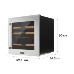 Vinsider 36 Weinkühlschrank 2 Kühlzonen 5-22°C 85l Edelstahl 18 Vinsider 36 Weinkühlschrank 2 Kühlzonen 5-22°C 85l Edelstahl -Haushaltsgeräte Store 10033682 yy 0008 logo