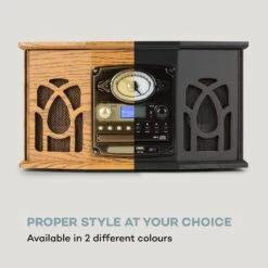 NR-620 DAB Stereoanlage Holz Plattenspieler DAB+ CD-Player Braun -Haushaltsgeräte Store 10033711 uk 0010 logo