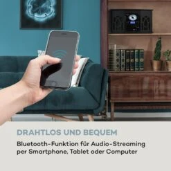 NR-620 DAB Stereoanlage Holz Plattenspieler DAB+ CD-Player Schwarz 16 NR-620 DAB Stereoanlage Holz Plattenspieler DAB+ CD-Player Schwarz -Haushaltsgeräte Store 10033712 de 0004 logo