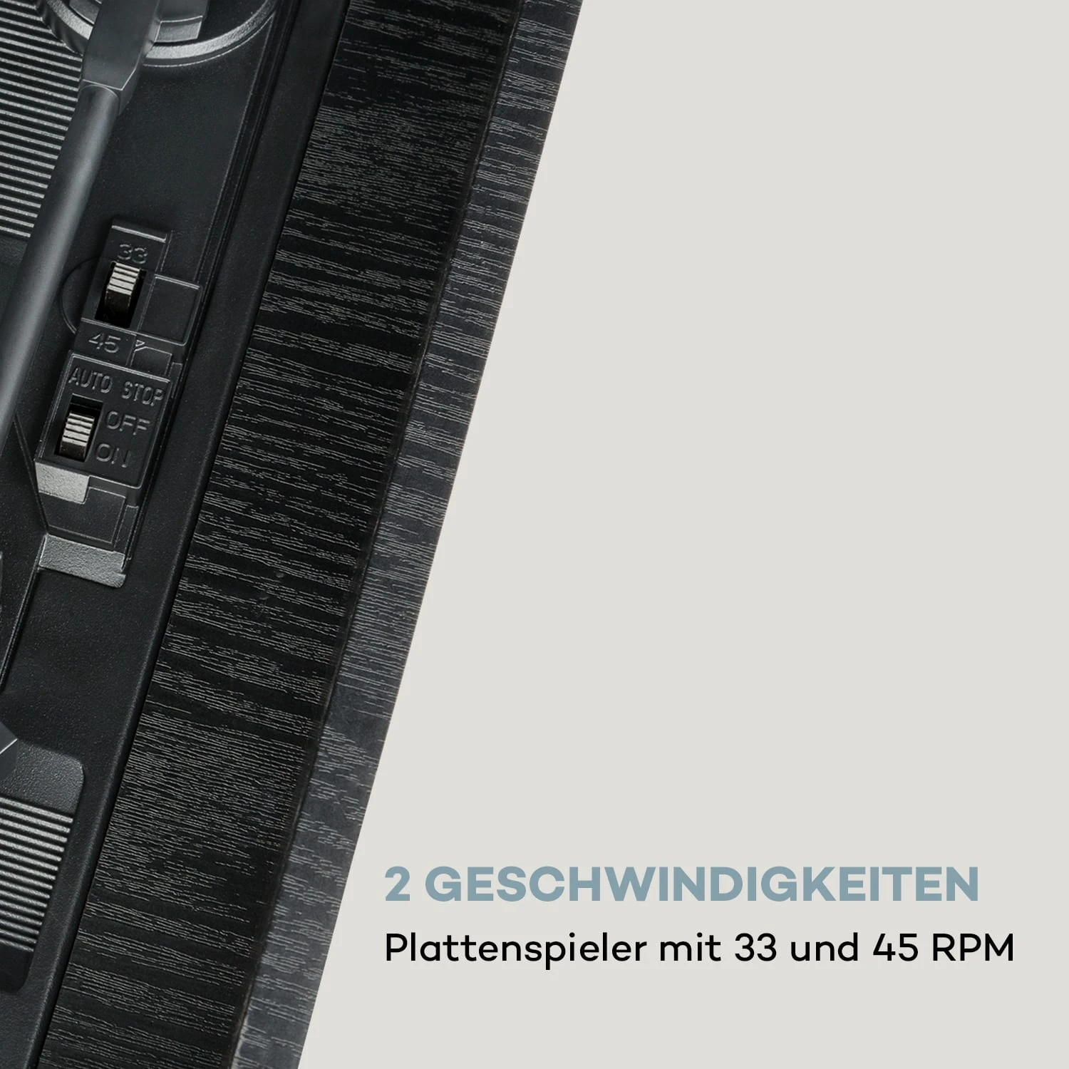 NR-620 DAB Stereoanlage Holz Plattenspieler DAB+ CD-Player Schwarz 11 NR-620 DAB Stereoanlage Holz Plattenspieler DAB+ CD-Player Schwarz – Bild 9