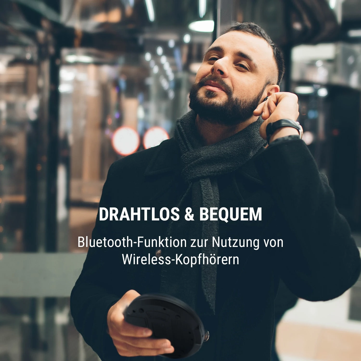 CDC 100 BT Discman BT-Funktion LCD ASP 2x1,5V Schwarz 6 CDC 100 BT Discman BT-Funktion LCD ASP 2x1,5V Schwarz – Bild 4