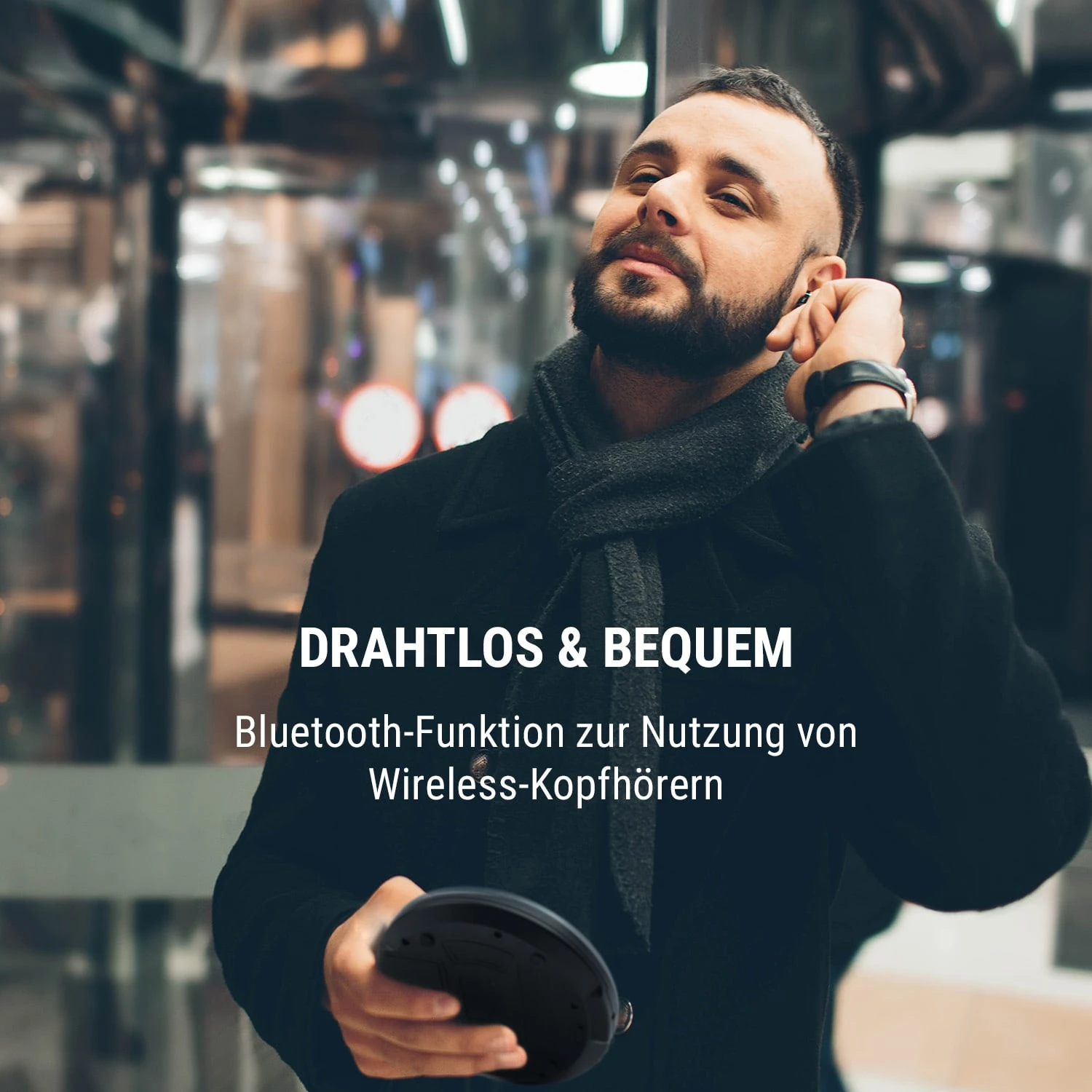 CDC 100 BT Discman BT-Funktion LCD ASP 2x1,5V Silber 6 CDC 100 BT Discman BT-Funktion LCD ASP 2x1,5V Silber – Bild 4