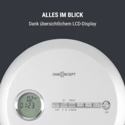 CDC 100 BT Discman BT-Funktion LCD ASP 2x1,5V Silber 18 CDC 100 BT Discman BT-Funktion LCD ASP 2x1,5V Silber -Haushaltsgeräte Store 10033715 de 0006 logo