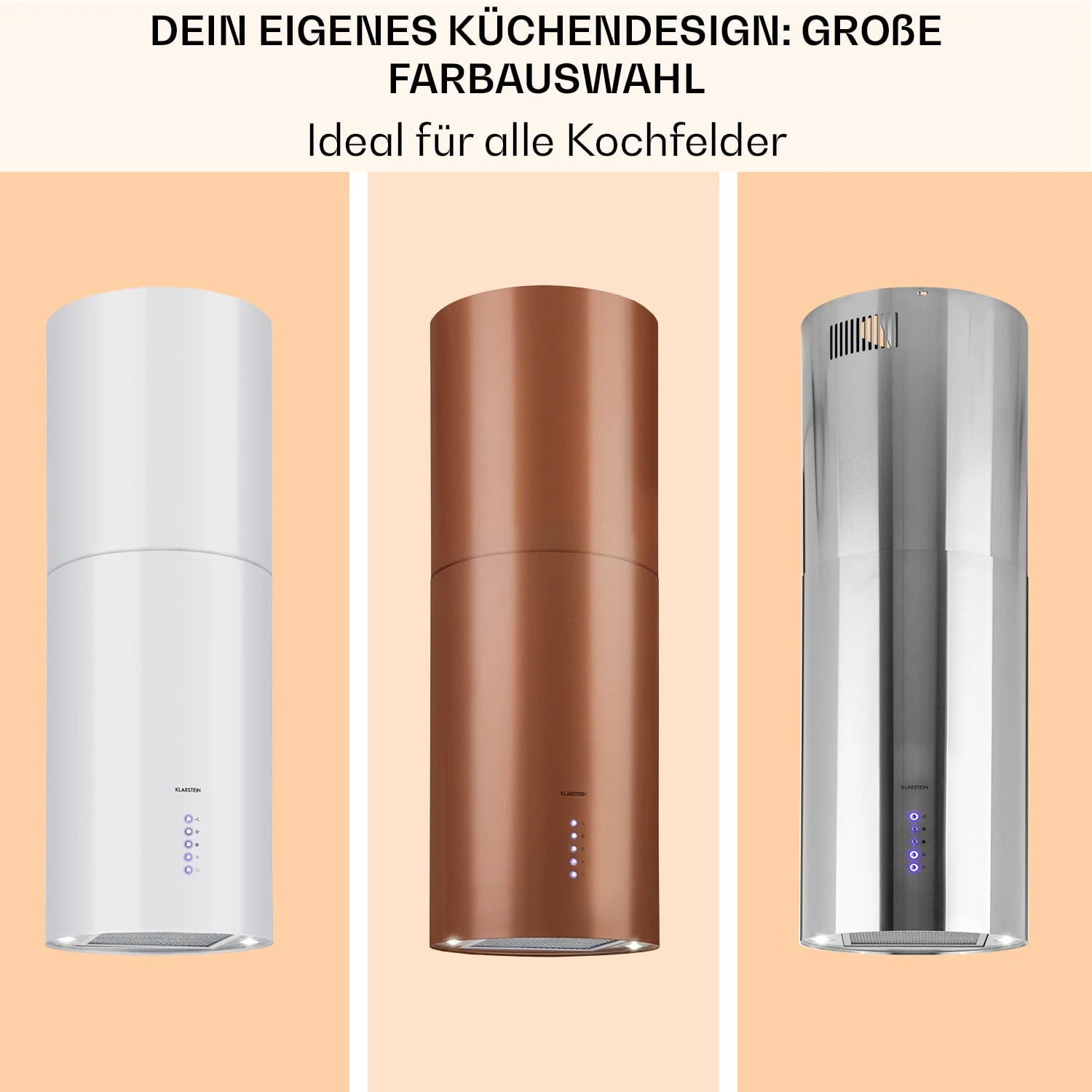 Beretta Inselabzugshaube Ø35cm 650m³/h LED Inkl. Aktivkohlefilter 9 Beretta Inselabzugshaube Ø35cm 650m³/h LED Inkl. Aktivkohlefilter – Bild 7