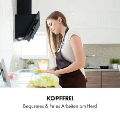 Athena Dunstabzugshaube 60cm Abluft: 350 M³/h LED Schwarz -Haushaltsgeräte Store 10033766 de 0006 logo