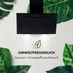 Athena Dunstabzugshaube 60cm Abluft: 350 M³/h LED Schwarz -Haushaltsgeräte Store 10033766 de 0009 logo