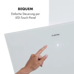 Laurel 60 Dunstabzugshaube 60cm Abluft: 350 M³/h LED Touch Weiß -Haushaltsgeräte Store 10033767 de 0003 logo