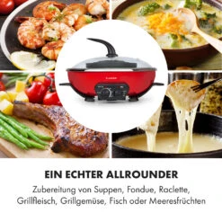 Szechuan Hot Pot Und Grillplatte 5l Vol. 1350 W, 600 W Rot 15 Szechuan Hot Pot Und Grillplatte 5l Vol. 1350 W, 600 W Rot -Haushaltsgeräte Store 10033779 de 0005 logo