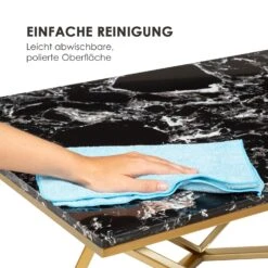 Black Onyx I Couchtisch 110x42,5x55cm (BxHxT) Marmor Gold / Schwarz -Haushaltsgeräte Store 10034021 de 0004 logo