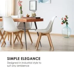 Vantor Esstisch Akazienholz Eisengestell 175 X 78 X 80 Cm Holz -Haushaltsgeräte Store 10034035 yy 0004 logo Besoa Vantor Esstisch 175x78x80 cm