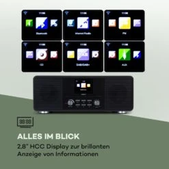 Streamo CD Internetradio 2x10W WLAN DAB+ UKW CD-Player BT Schwarz 13 Streamo CD Internetradio 2x10W WLAN DAB+ UKW CD-Player BT Schwarz -Haushaltsgeräte Store 10034055 de 0004 logo