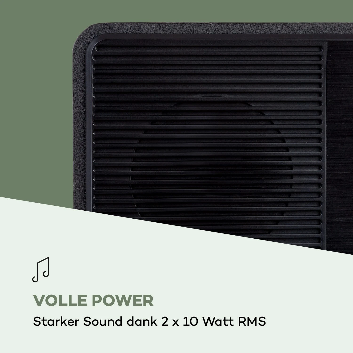 Streamo CD Internetradio 2x10W WLAN DAB+ UKW CD-Player BT Schwarz 9 Streamo CD Internetradio 2x10W WLAN DAB+ UKW CD-Player BT Schwarz – Bild 7