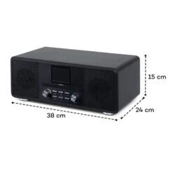Streamo CD Internetradio 2x10W WLAN DAB+ UKW CD-Player BT Schwarz 17 Streamo CD Internetradio 2x10W WLAN DAB+ UKW CD-Player BT Schwarz -Haushaltsgeräte Store 10034055 yy 0008 logo oneConcept Streamo CD Internetradio schwarz