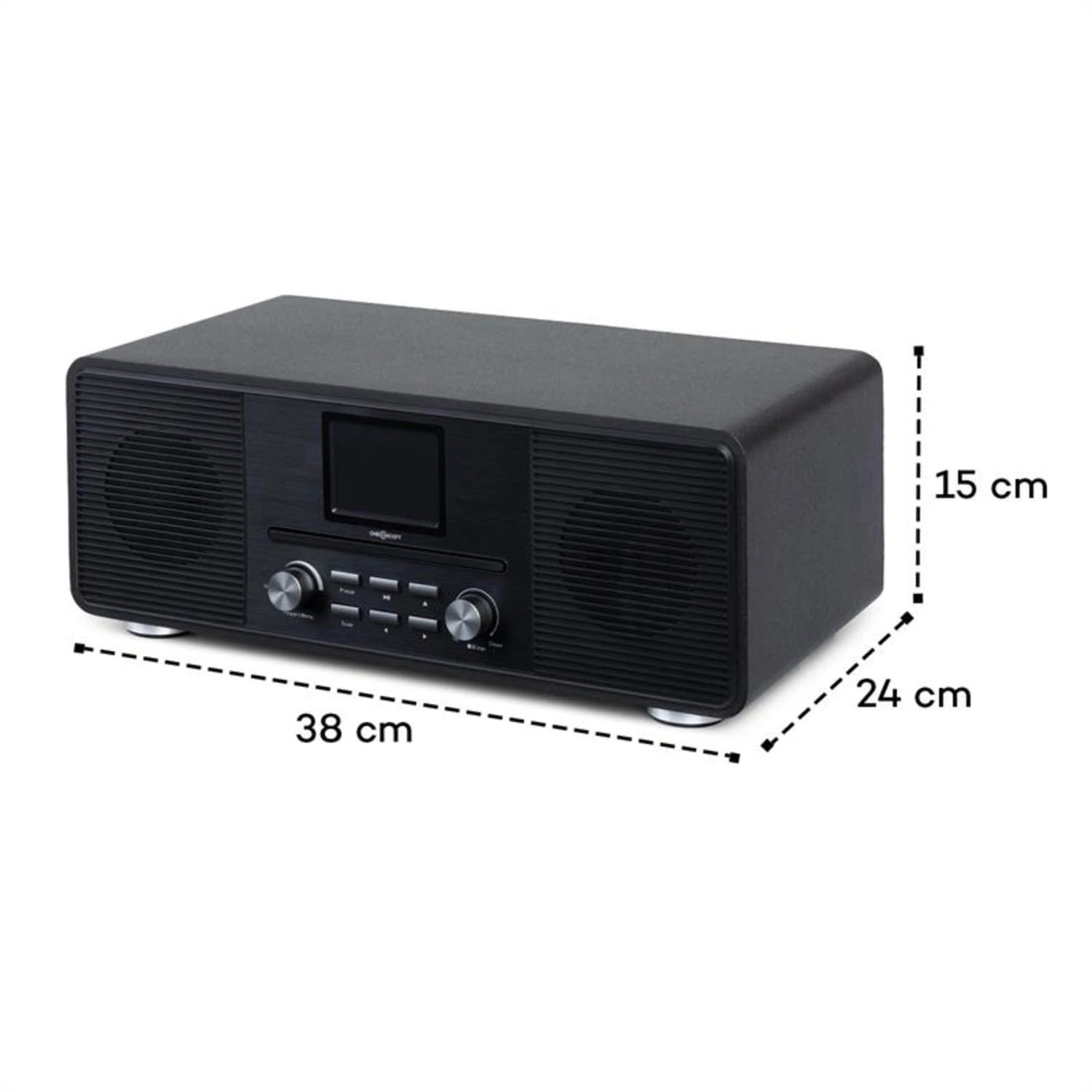 Streamo CD Internetradio 2x10W WLAN DAB+ UKW CD-Player BT Schwarz 10 Streamo CD Internetradio 2x10W WLAN DAB+ UKW CD-Player BT Schwarz – Bild 8