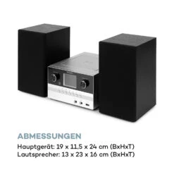 Connect System S Stereoanlage Boxen 20Wmax Internet/DAB+/UKW CD-Player -Haushaltsgeräte Store 10034072 de 0010 logo