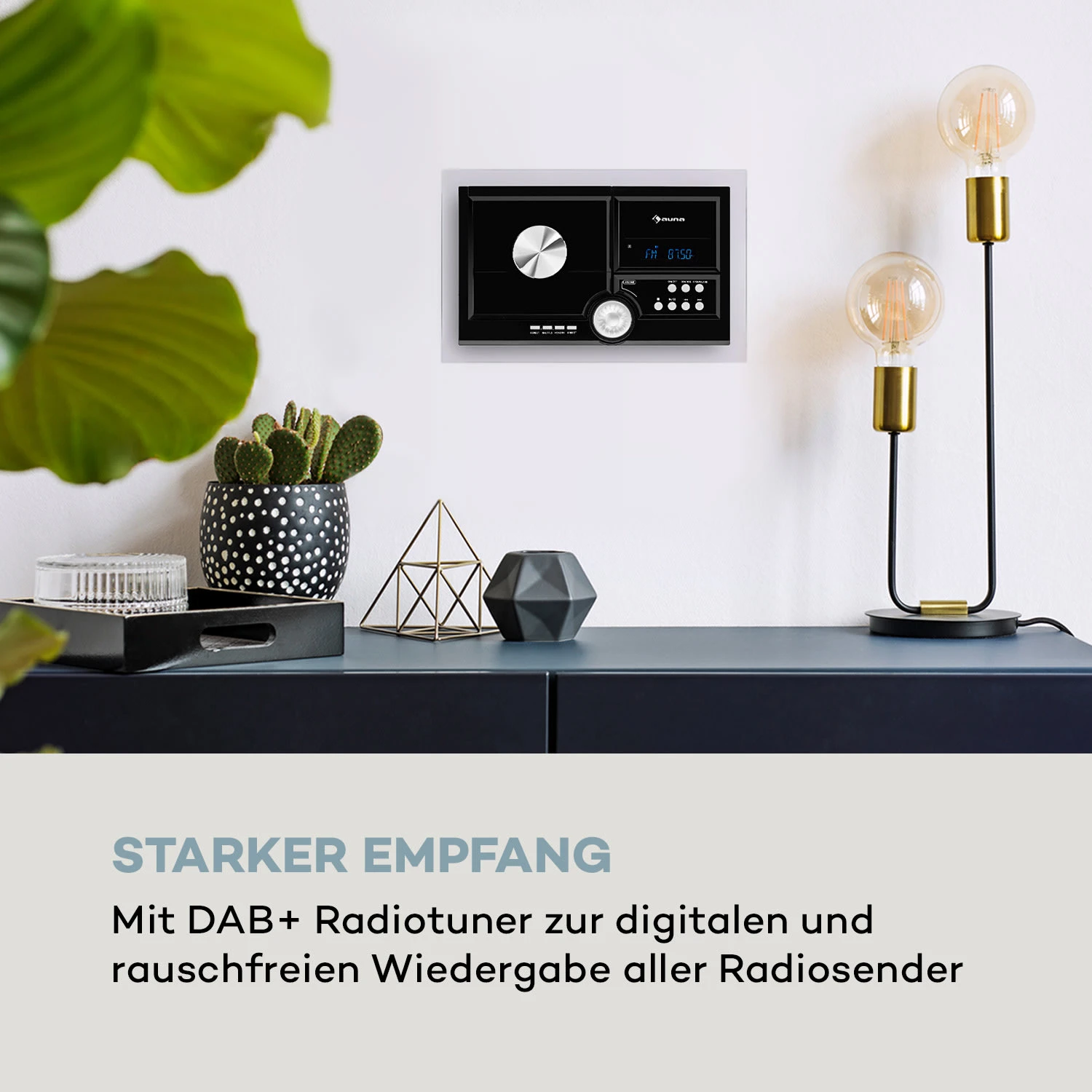 Stereo Sonic DAB+ Stereoanlage, DAB+, CD-Player, USB, BT, Schwarz 5 Stereo Sonic DAB+ Stereoanlage, DAB+, CD-Player, USB, BT, Schwarz – Bild 3