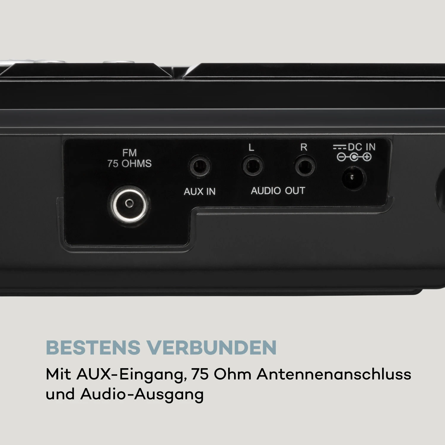 Stereo Sonic DAB+ Stereoanlage, DAB+, CD-Player, USB, BT, Schwarz 11 Stereo Sonic DAB+ Stereoanlage, DAB+, CD-Player, USB, BT, Schwarz – Bild 9