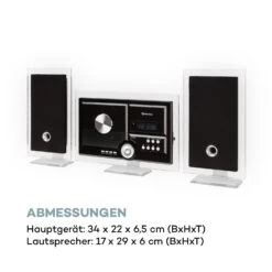 Stereo Sonic DAB+ Stereoanlage, DAB+, CD-Player, USB, BT, Schwarz 21 Stereo Sonic DAB+ Stereoanlage, DAB+, CD-Player, USB, BT, Schwarz -Haushaltsgeräte Store 10034086 de 0010 logo