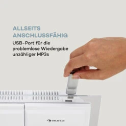 Stereo Sonic DAB+ Stereoanlage, DAB+, CD-Player, USB, BT, Weiß 17 Stereo Sonic DAB+ Stereoanlage, DAB+, CD-Player, USB, BT, Weiß -Haushaltsgeräte Store 10034087 de 0006 logo