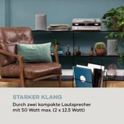 Birmingham HiFi Stereo-System DAB+/FM BT-Funktion Vinyl CD USB AUX-In -Haushaltsgeräte Store 10034090 de 0006 logo