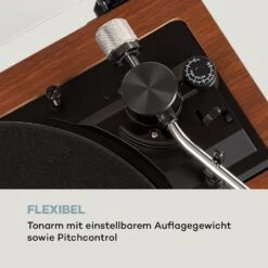 Birmingham HiFi Stereo-System DAB+/FM BT-Funktion Vinyl CD USB AUX-In -Haushaltsgeräte Store 10034090 de 0007 logo