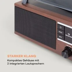 TT-138 DAB Plattenspieler DAB+/FM Riemenantrieb 33/45 U/min Line-Out -Haushaltsgeräte Store 10034092 de 0005 logo