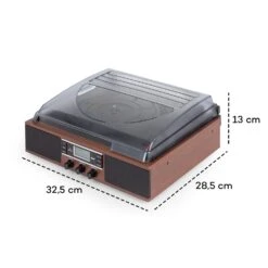 TT-138 DAB Plattenspieler DAB+/FM Riemenantrieb 33/45 U/min Line-Out -Haushaltsgeräte Store 10034092 yy 0008 logo