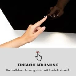 Alina Dunstabzugshaube 90cm 600 M³/h LED-Display Ambientelicht Schwarz -Haushaltsgeräte Store 10034106 de 0004 logo