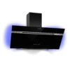 Alina Dunstabzugshaube 90cm 600 M³/h LED-Display Ambientelicht Schwarz -Haushaltsgeräte Store 10034106 yy 0001 titel