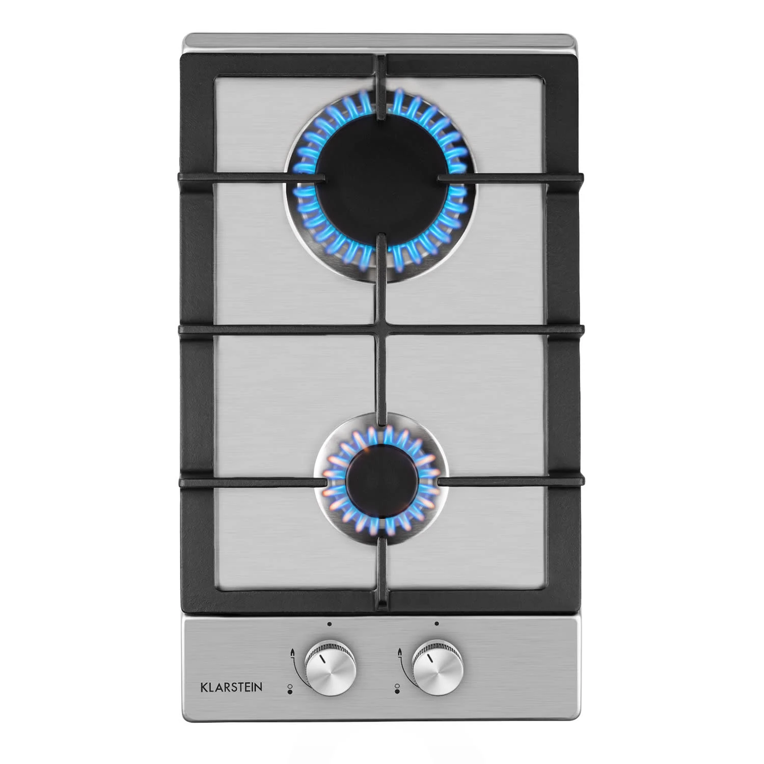 Ignito Domino Gaskochfeld 2-flammig Sabaf-Brenner Edelstahl Silber 3 Ignito Domino Gaskochfeld 2-flammig Sabaf-Brenner Edelstahl Silber