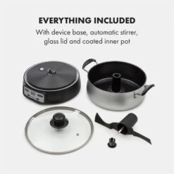 Jam Session Marmeladen- Und Geleekocher 1000W 2 Automatikprogramme -Haushaltsgeräte Store 10034109 yy 0008 logo Klarstein Jam Session Marmeladen und Geleekocher