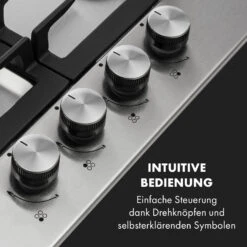 Ignito 4 Zonen Gaskochfeld 4-flammig Sabaf-Brenner Edelstahl Silber 14 Ignito 4 Zonen Gaskochfeld 4-flammig Sabaf-Brenner Edelstahl Silber -Haushaltsgeräte Store 10034110 de 0004 logo