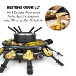 Fonduelette Raclette Und Fondue 1350W 1 Liter 38 Cm Ø Für 8 Personen 11 Fonduelette Raclette Und Fondue 1350W 1 Liter 38 Cm Ø Für 8 Personen -Haushaltsgeräte Store 10034138 de 0003 logo