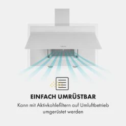 Mirage 90 Dunstabzugshaube 550 M³/h Touch-Panel Ambient EEC A++ Weiß -Haushaltsgeräte Store 10034152 de 0006 logo