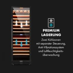 Vinovilla Grande 162 Built-in Duo Onyx Weinkühlschrank 425 Ltr 162 Fl. 19 Vinovilla Grande 162 Built-in Duo Onyx Weinkühlschrank 425 Ltr 162 Fl. -Haushaltsgeräte Store 10034157 de 0007 logo