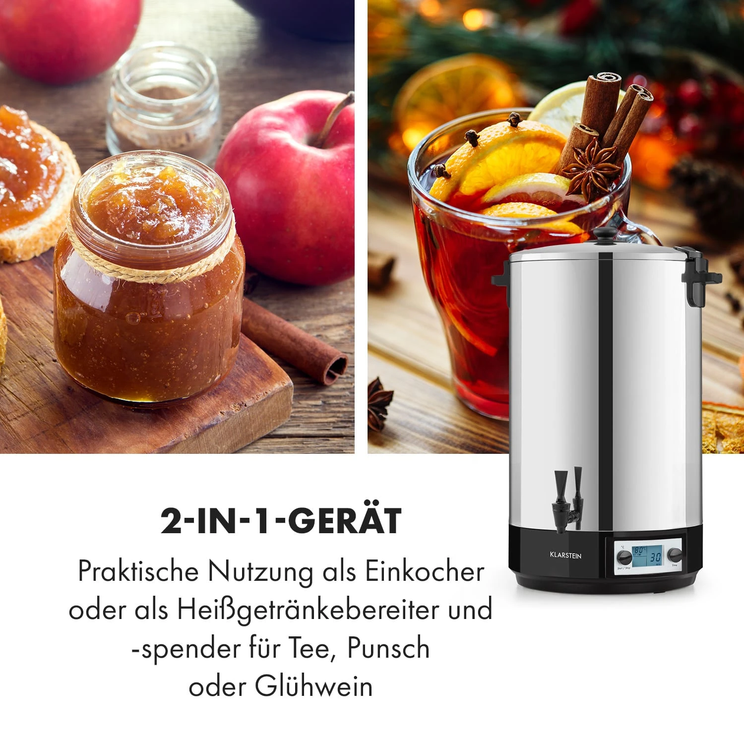 KonfiStar 50 Digital Einkocher Getränkespender 2500W 50L 100°C 180min 9 KonfiStar 50 Digital Einkocher Getränkespender 2500W 50L 100°C 180min – Bild 7
