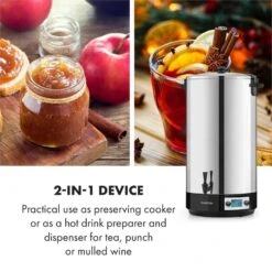 KonfiStar 60 Digital Einkocher Getränkespender 2500W 60L 100°C 180min -Haushaltsgeräte Store 10034241 yy 0007 logo Digital Food Preserver 60L