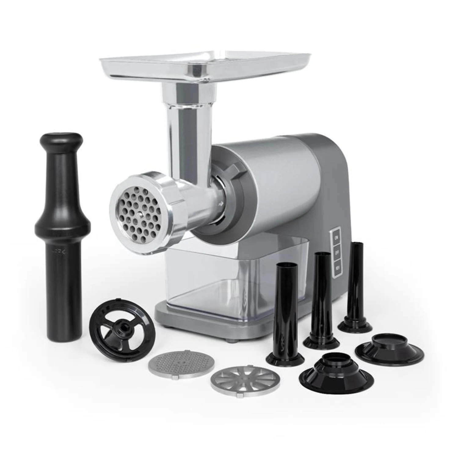 Mett Max Elektrischer Fleischwolf 600W Kupfermotor Aluminium 3 Mett Max Elektrischer Fleischwolf 600W Kupfermotor Aluminium