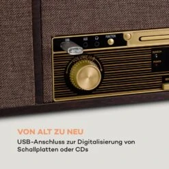 Belle Epoque 1912 Retro-Plattenspieler CD BT USB DAB+/UKW Braun -Haushaltsgeräte Store 10034402 de 0006 logo