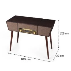 Belle Epoque 1912 Retro-Plattenspieler CD BT USB DAB+/UKW Braun -Haushaltsgeräte Store 10034402 yy 0011 logo