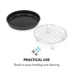 AeroVital Cube Chef Pizzateller Hoher Grilleinsatz Zubehör Edelstahl 9 AeroVital Cube Chef Pizzateller Hoher Grilleinsatz Zubehör Edelstahl -Haushaltsgeräte Store 10034411 yy 0005 logo Klarstein AeroVital Cube Chef Pizzateller