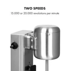 Kraftpaket Milchshake-Mixer Proteinshake 80W Edelstahl Silber -Haushaltsgeräte Store 10034456 yy 0005 logo Klarstein Kraftpaket Pro Milchshake Mixer 80W
