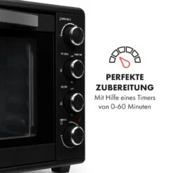 Masterchef 60 Mini-Backofen 60l 2000W 100-230 °C Timer Schwarz 15 Masterchef 60 Mini-Backofen 60l 2000W 100-230 °C Timer Schwarz -Haushaltsgeräte Store 10034498 de 0005 logo