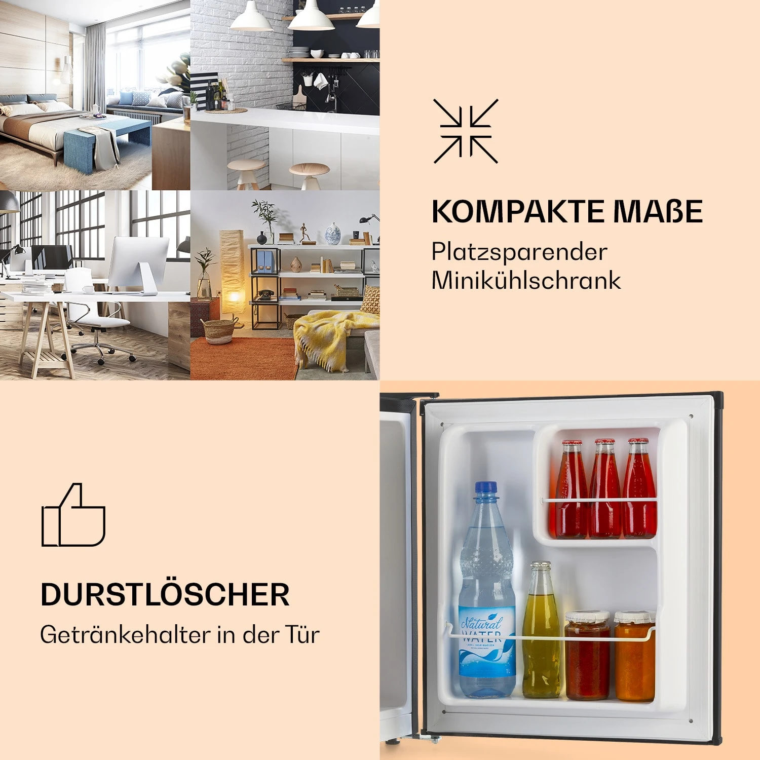 Scooby Minikühlschrank 40 Liter Kompressor 39 DB Kompakt 4 Scooby Minikühlschrank 40 Liter Kompressor 39 DB Kompakt – Bild 2