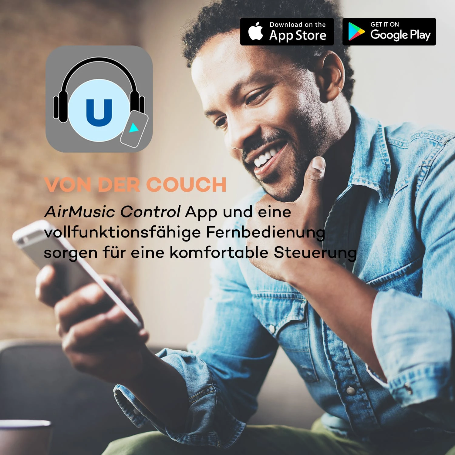 Connect Vinyl Cube Plattenspieler 40W Max. Internet/DAB+/UKW USB Braun 7 Connect Vinyl Cube Plattenspieler 40W Max. Internet/DAB+/UKW USB Braun – Bild 5