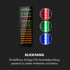 First Class 129 Weinkühlschrank 4 Dispenser 129Fl 5-22°C Touch Glastür -Haushaltsgeräte Store 10034565 de 0004 logo