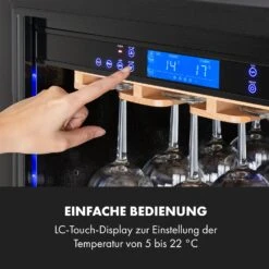First Class 129 Weinkühlschrank 4 Dispenser 129Fl 5-22°C Touch Glastür -Haushaltsgeräte Store 10034565 de 0006 logo