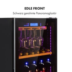 First Class 129 Weinkühlschrank 4 Dispenser 129Fl 5-22°C Touch Glastür -Haushaltsgeräte Store 10034565 de 0008 logo