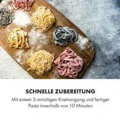 Pastamania Nudelmaschine 260W 7 Aufsätze 500 G 60 DB LED -Haushaltsgeräte Store 10034566 de 0005 logo
