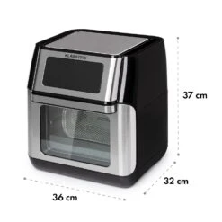 AeroVital Fry Heißluftfritteuse 1500W 10l Timer 9 Programme 19 AeroVital Fry Heißluftfritteuse 1500W 10l Timer 9 Programme -Haushaltsgeräte Store 10034575 yy 0011 dimensions